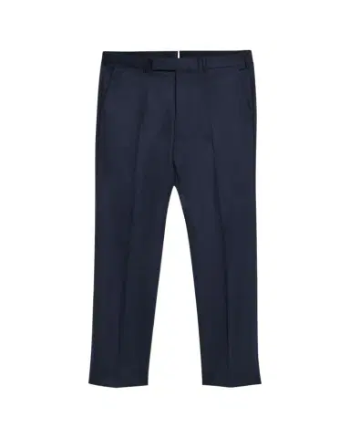 Zegna Men's Wool Flannel Flat-Front Trousers | Thumbnail 1 Zegna Men's Wool Flannel Flat-Front Trousers | Thumbnail 1