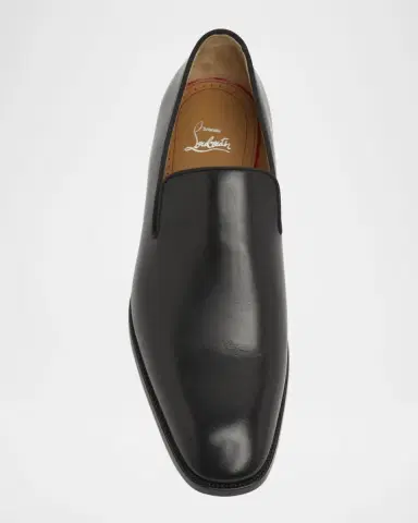 Christian Louboutin Men's Danny Flex Red-Sole Leather Loafers | Thumbnail 3 Christian Louboutin Men's Danny Flex Red-Sole Leather Loafers | Thumbnail 3