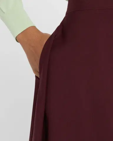Bottega Veneta Asymmetric Light Sartorial Wool Midi Skirt | Thumbnail 4