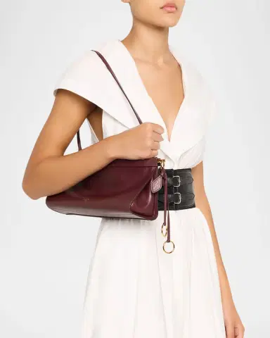 Alaïa Le Click Medium Shoulder Bag in Glossy Leather | Thumbnail 15 Alaïa Le Click Medium Shoulder Bag in Glossy Leather | Thumbnail 15