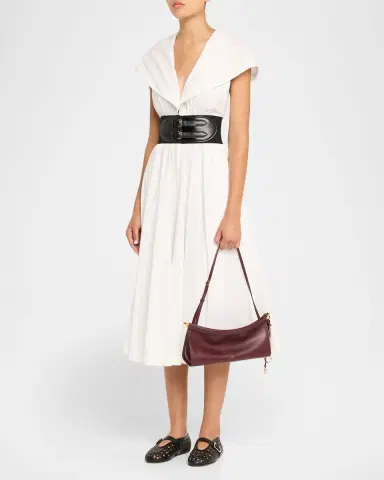 Alaïa Le Click Medium Shoulder Bag in Glossy Leather | Thumbnail 18 Alaïa Le Click Medium Shoulder Bag in Glossy Leather | Thumbnail 18