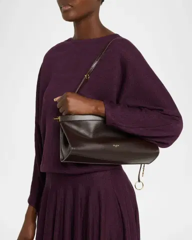 Alaïa Le Click Medium Shoulder Bag in Glossy Leather | Thumbnail 28 Alaïa Le Click Medium Shoulder Bag in Glossy Leather | Thumbnail 28