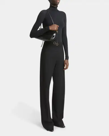 Alaïa Le Click Medium Shoulder Bag in Glossy Leather | Thumbnail 4 Alaïa Le Click Medium Shoulder Bag in Glossy Leather | Thumbnail 4