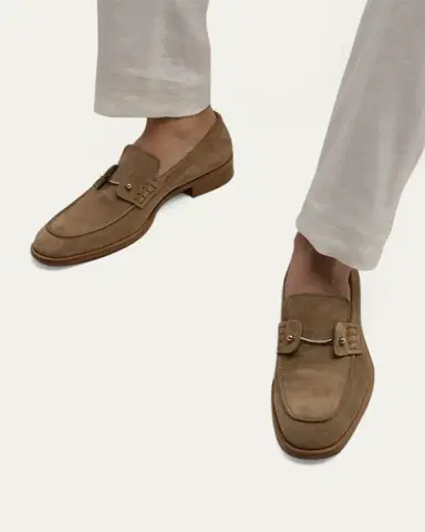 Christian Louboutin Men's Chambelimoc Collar Pin Penny Loafers | Thumbnail 6 Christian Louboutin Men's Chambelimoc Collar Pin Penny Loafers | Thumbnail 6