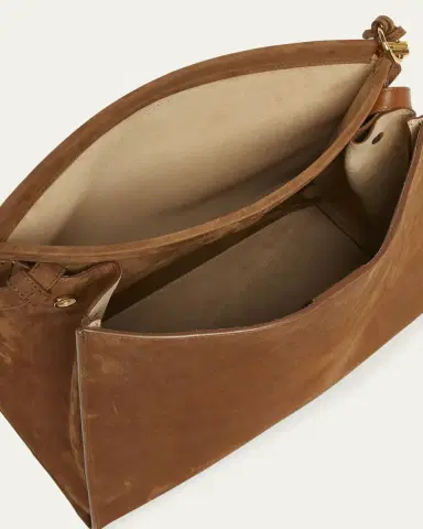 Alaïa Le Click Medium Square Tote Bag in Nubuck Leather | Thumbnail 4