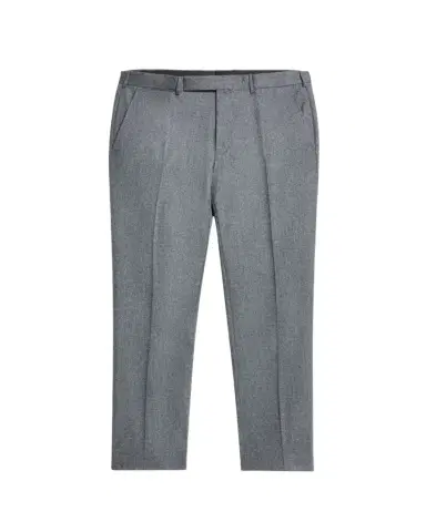 ZEGNA Men's Wool Flannel Flat-Front Trousers | Thumbnail 1
