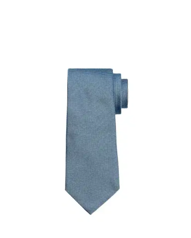 Zegna Men's Pindot Silk Tie | Thumbnail 1 Zegna Men's Pindot Silk Tie | Thumbnail 1