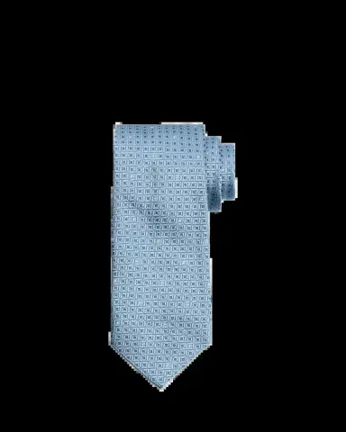 Brioni Men's Geometric Jacquard Silk Tie | Thumbnail 2