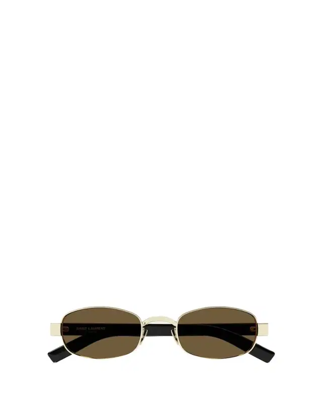 Saint Laurent Unisex Round Metal Sunglasses