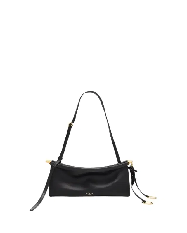 ALAÏA Le Click Small Shoulder Bag in Glossy Leather