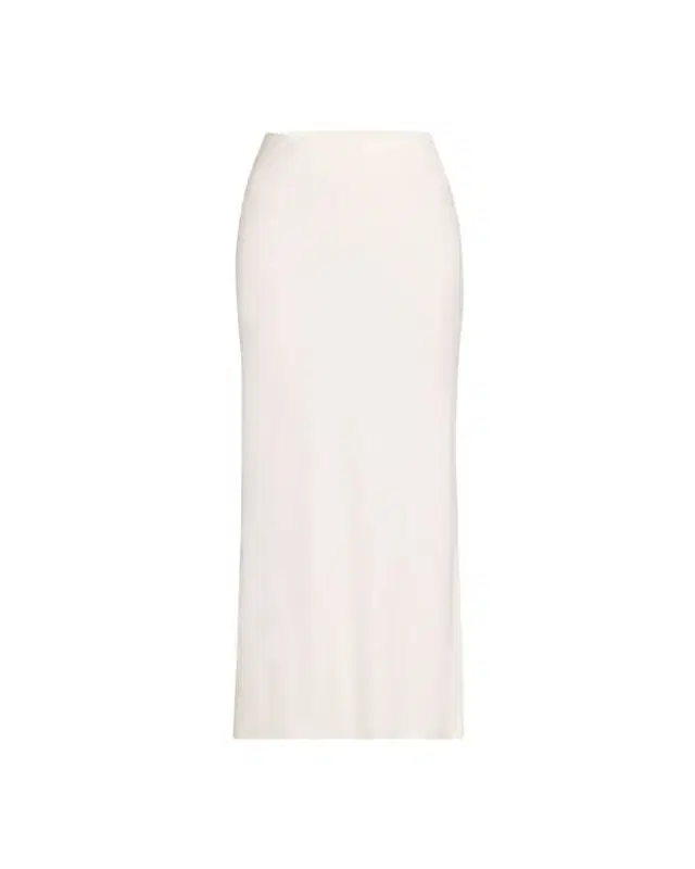 ANEMOS Bias-Cut Stretch Twill Maxi Skirt