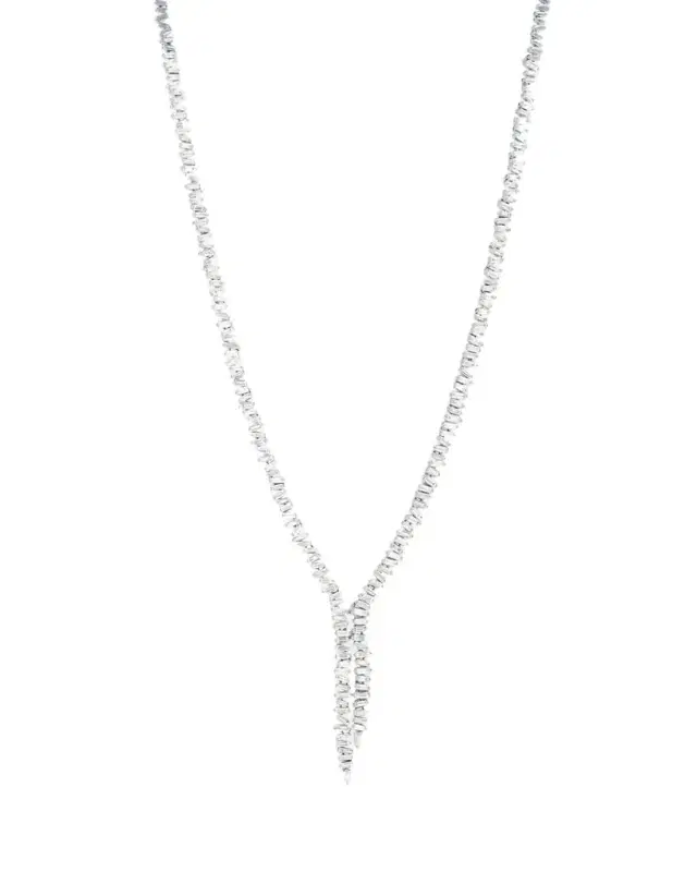18K White Gold Classic Diamond Bolero Necklace