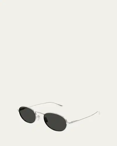 Saint Laurent Round Metal Sunglasses | Thumbnail 3