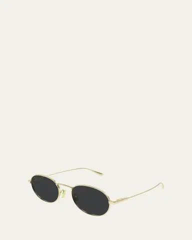 Saint Laurent Round Metal Sunglasses | Thumbnail 4