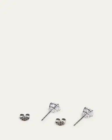 Kendall Row 14K White Gold Lab Grown Diamond Stud Earrings, 2.00tcw | Thumbnail 3 Kendall Row 14K White Gold Lab Grown Diamond Stud Earrings, 2.00tcw | Thumbnail 3