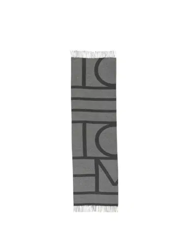 Toteme Monogram Jacquard Wool Scarf | Thumbnail 1