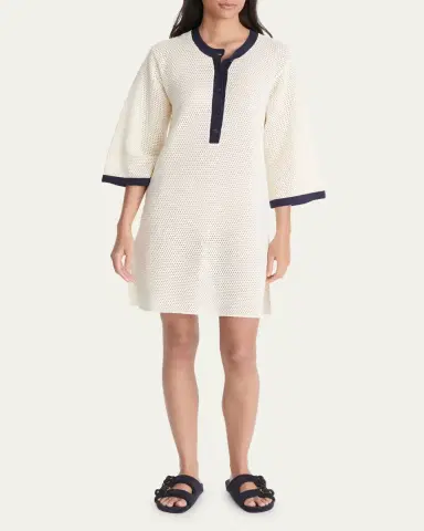 Eres Albatros Mini Dress Coverup | Thumbnail 2 Eres Albatros Mini Dress Coverup | Thumbnail 2