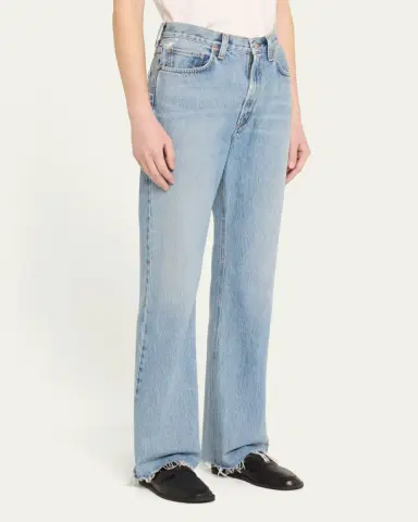 AGOLDE Leena Baby Flare Jeans | Thumbnail 4
