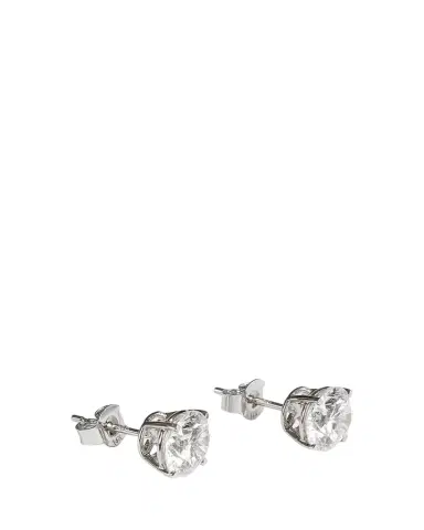Kendall Row 14K White Gold Lab Grown Diamond Stud Earrings, 4.00tcw | Thumbnail 1