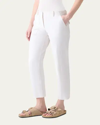 Akris punto Franco Bi-Stretch Cotton Gabardine Slim-Leg Ankle Pants | Thumbnail 4 Akris punto Franco Bi-Stretch Cotton Gabardine Slim-Leg Ankle Pants | Thumbnail 4