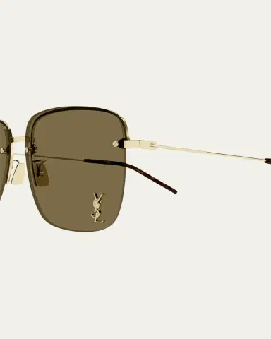 Saint Laurent YSL Rimless Square Metal Sunglasses | Thumbnail 8 Saint Laurent YSL Rimless Square Metal Sunglasses | Thumbnail 8