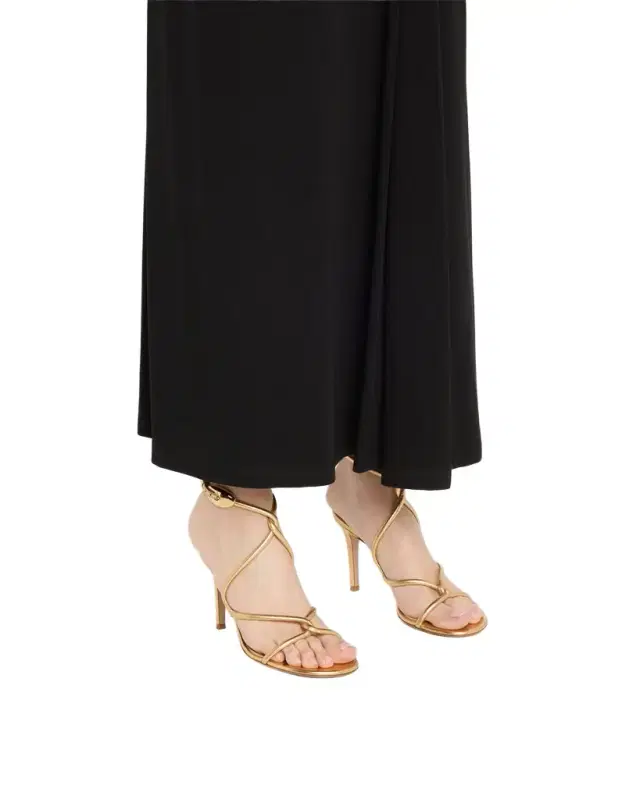 Mamba Napa Leather Serpent Sandals