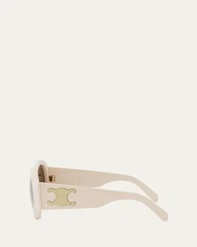 Celine Maxi Triomphe Round Sunglasses | Thumbnail 3