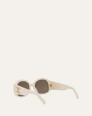 Celine Maxi Triomphe Round Sunglasses | Thumbnail 4