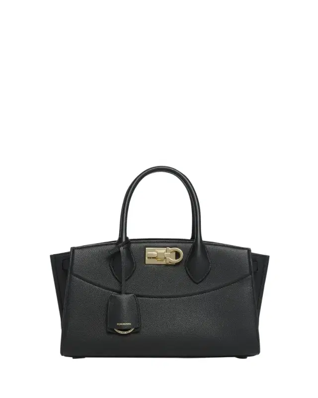 Ferragamo The New Studio Soft Leather Top-Handle Bag