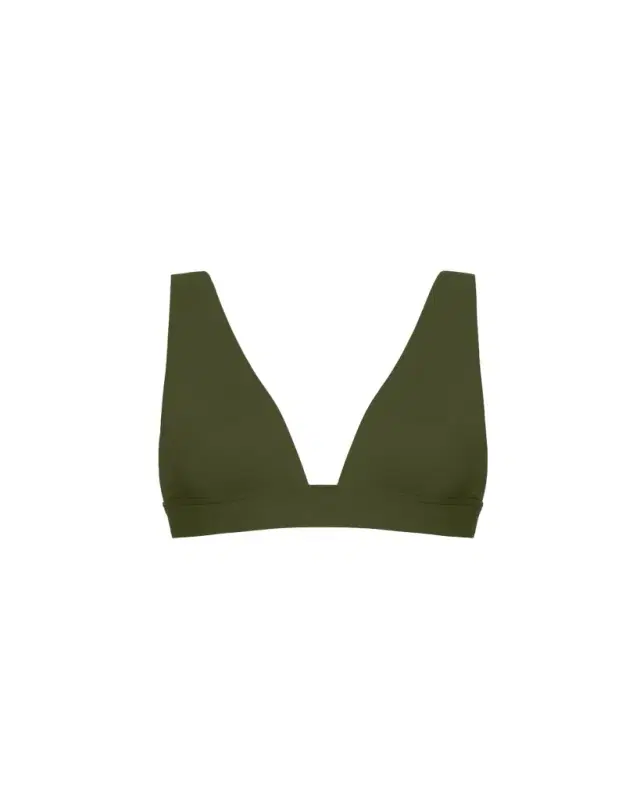 Chrome Full-Cup Triangle Bikini top