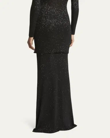 Balenciaga Sequined Knit Maxi Skirt | Thumbnail 3 Balenciaga Sequined Knit Maxi Skirt | Thumbnail 3