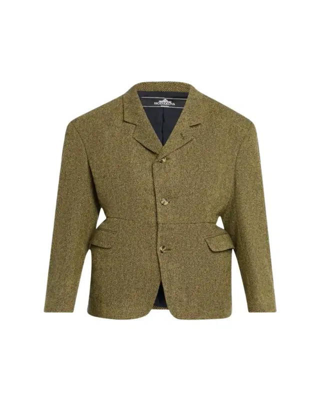 HODAKOVA Exaggerated Shoulder Blazer
