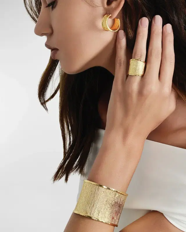 Enchanted Forest Bark Cuff