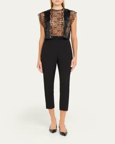 Livy Paradis Bead-Embroidered Sheer Top | Thumbnail 2 Livy Paradis Bead-Embroidered Sheer Top | Thumbnail 2