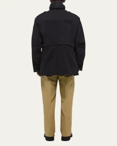 Helmut Lang Men's Field Jacket with Stowaway Hood | Thumbnail 3 Helmut Lang Men's Field Jacket with Stowaway Hood | Thumbnail 3