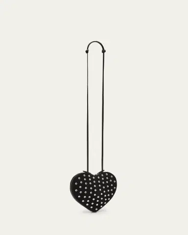 Alaïa Le Coeur Studded Goatskin Crossbody Bag | Thumbnail 3