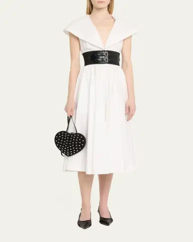 Alaïa Le Coeur Studded Goatskin Crossbody Bag | Thumbnail 5