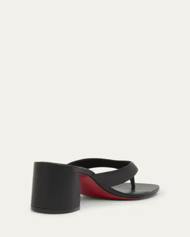 Christian Louboutin 55mm Janetonga Leather Block-Heel Sandals | Thumbnail 5