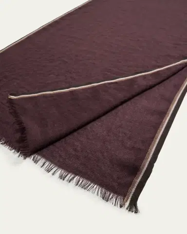 Loro Piana Men's Stripe-Trim Baby Cashmere Scarf | Thumbnail 4 Loro Piana Men's Stripe-Trim Baby Cashmere Scarf | Thumbnail 4