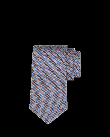 Ferragamo Men's Stripe Gancini Link Tie | Thumbnail 2