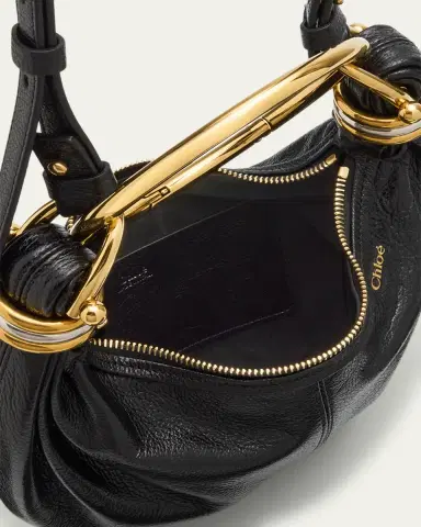 Chloé Mini Bracelet Grained Leather Shoulder Bag | Thumbnail 4 Chloé Mini Bracelet Grained Leather Shoulder Bag | Thumbnail 4