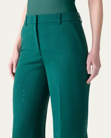 Akris Florine Swarovski Stars Silk Crepe Pants | Thumbnail 5 Akris Florine Swarovski Stars Silk Crepe Pants | Thumbnail 5