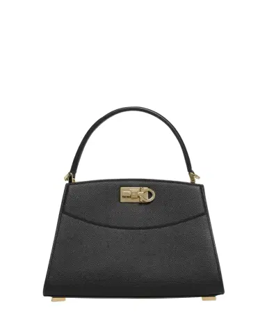 Ferragamo The New Studio Small Box Leather Top-Handle Bag | Thumbnail 1