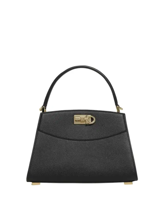 Ferragamo The New Studio Small Box Leather Top-Handle Bag
