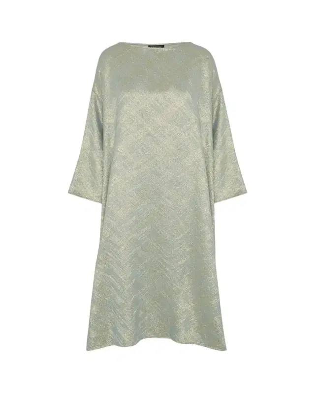 Eskandar Wide A-line Scoop Neck Dress
