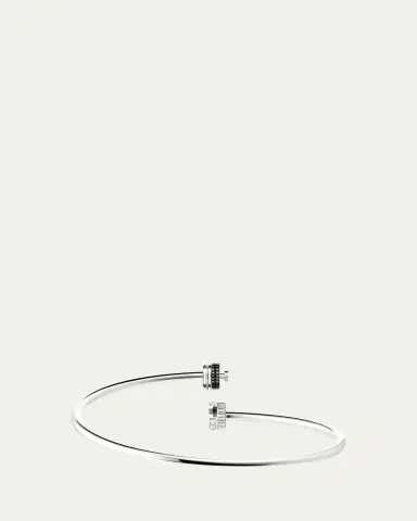 Boucheron Quatre Black Edition Bangle Bracelet with Diamonds | Thumbnail 3