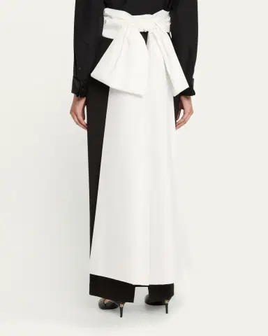 BERNADETTE Bow Column Maxi Skirt | Thumbnail 3