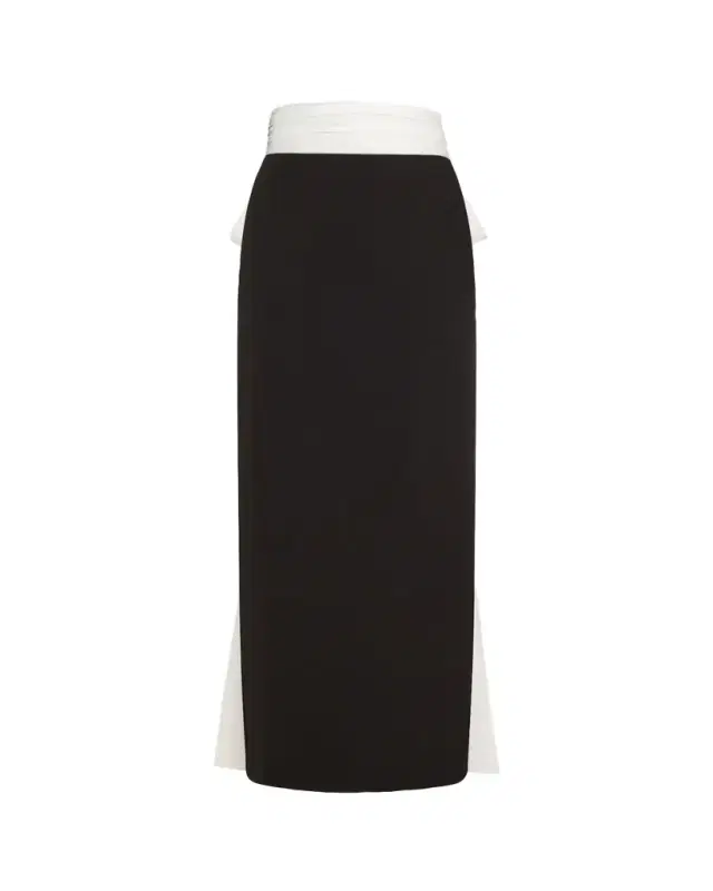 BERNADETTE Bow Column Maxi Skirt