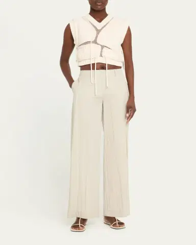 Aisling Camps Tortoise Mesh Cropped Vest | Thumbnail 2 Aisling Camps Tortoise Mesh Cropped Vest | Thumbnail 2