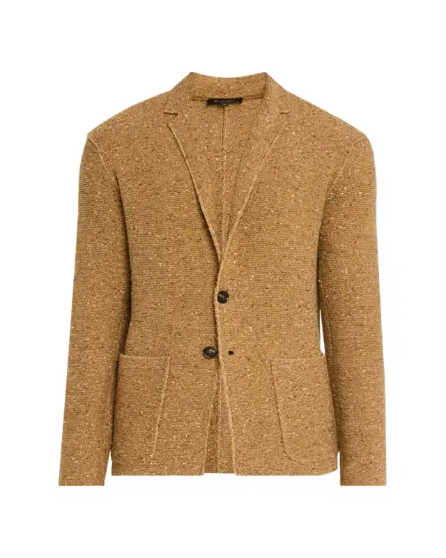 Men's Cernobbio Cashmere and Linen Knit Jacket